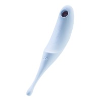 Голубой вакуум-волновой стимулятор клитора Satisfyer Twirling Pro