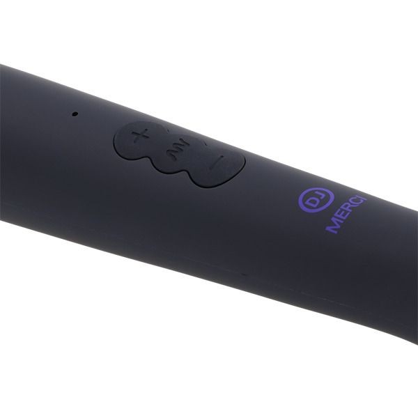 Черный жезловый вибромассажёр Merci Power Wand