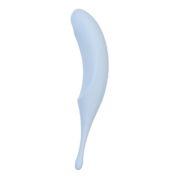 Голубой вакуум-волновой стимулятор клитора Satisfyer Twirling Pro
