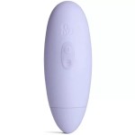 Фиолетовый вакуумный стимулятор клитора So Divine Pearl - 10 см.