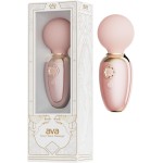 Нежно-розовый мини-вибратор с функцией нагрева Ava