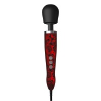 Красно-черный жезловый вибратор Doxy Die Cast с розами Красно-черный жезловый вибратор Doxy Die Cast с розами