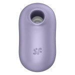 Сиреневый вакуумный вибростимулятор клитора Satisfyer Pro To Go 2