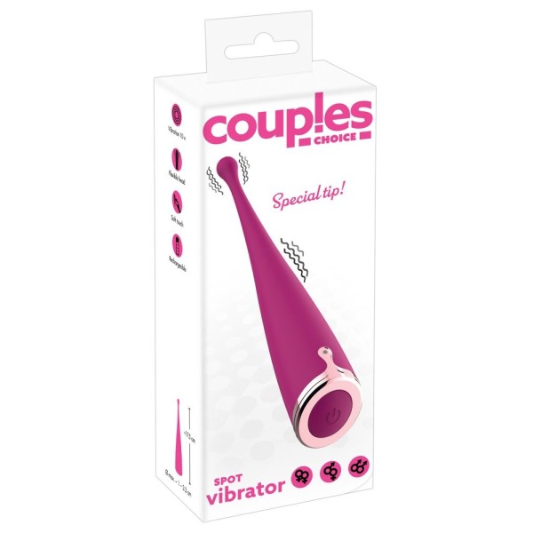 Розовый вибратор для точечной стимуляции Spot Vibrator