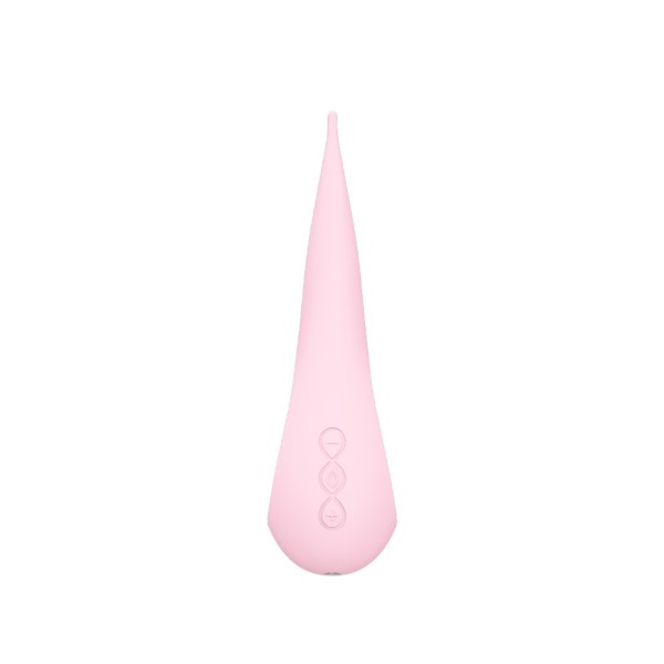 Розовый точечный клиторальный стимулятор Lelo Dot - 16,5 см.