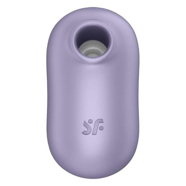 Сиреневый вакуумный вибростимулятор клитора Satisfyer Pro To Go 2