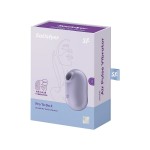 Сиреневый вакуумный вибростимулятор клитора Satisfyer Pro To Go 2