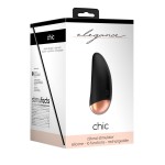 Черный вибратор Chic для клиторальной стимуляции