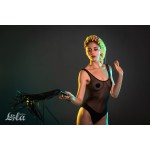 Черная плеть Delight - 70 см.