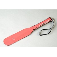 Двухцветная хлопушка из лакированной кожи - 33 см. Двухцветная хлопушка из лакированной кожи - 33 см.