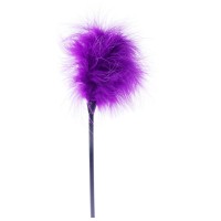 Фиолетовая пуховка для любовных игр - 28 см. Фиолетовая пуховка для любовных игр - 28 см.