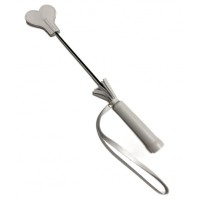 Белый кожаный мини-стек - 36 см. Белый кожаный мини-стек - 36 см.