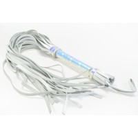 Белая кожаная плеть Hamilion - 65 см. Белая кожаная плеть Hamilion - 65 см.