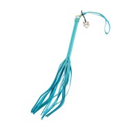 Голубая кожаная плеть - 50 см. Голубая кожаная плеть - 50 см.