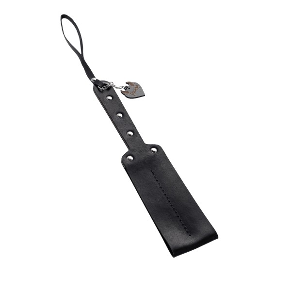 Черный кожаный пэддл - 32 см.