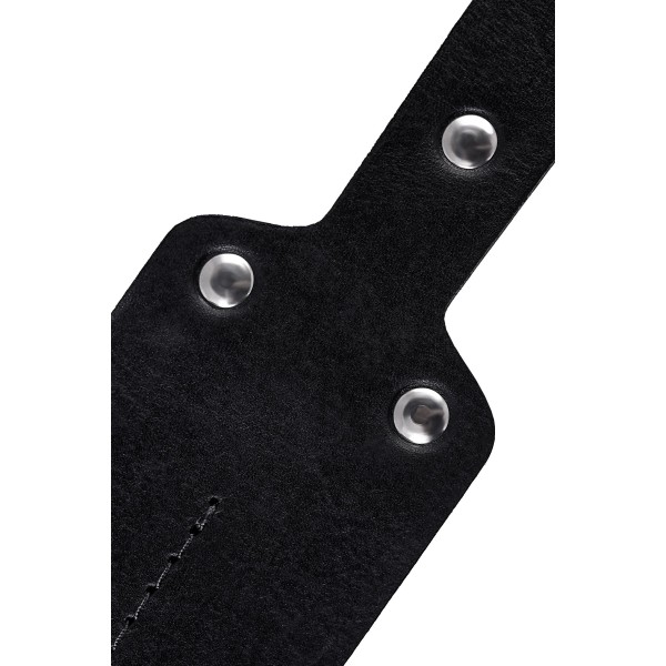 Черный кожаный пэддл - 32 см.