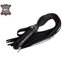 Черная плеть Ковбой с ручкой-фаллосом - 55 см. Черная плеть Ковбой с ручкой-фаллосом - 55 см.