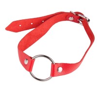 Кляп-кольцо на красных ремешках Кляп-кольцо на красных ремешках