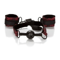 Кляп с наручниками Breathable Ball Gag With Cuffs Кляп с наручниками Breathable Ball Gag With Cuffs