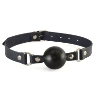 Гладкий кляп-шарик на ремешках Гладкий кляп-шарик на ремешках