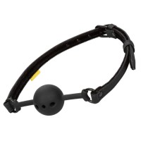 Черный силиконовый кляп-шар Breathable Ball Gag Черный силиконовый кляп-шар Breathable Ball Gag