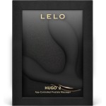 Черный вибростимулятор простаты Hugo 2