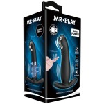 Черный вибромассажёр простаты Mr.Play - 12,7 см.