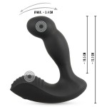 Черный вибростимулятор простаты RC Prostate Massager - 13,1 см. Черный вибростимулятор простаты RC Prostate Massager - 13,1 см.