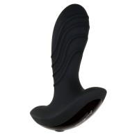 Черный вибростимулятор простаты The Gentleman - 12 см.