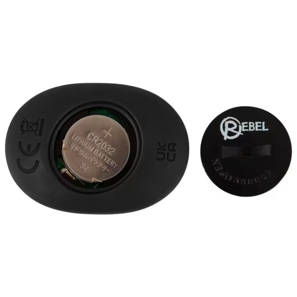 Черная анальная пробка с вибрацией, вращением и пультом ДУ RC Butt Plug with 2 Functions Черная анальная пробка с вибрацией, вращением и пультом ДУ RC Butt Plug with 2 Functions