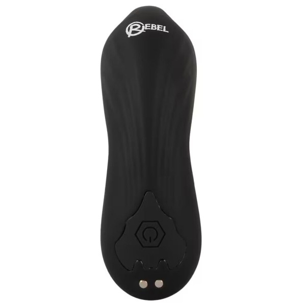 Черная анальная пробка с вибрацией, вращением и пультом ДУ RC Butt Plug with 2 Functions Черная анальная пробка с вибрацией, вращением и пультом ДУ RC Butt Plug with 2 Functions