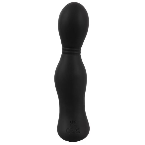 Черная анальная пробка с вибрацией, вращением и пультом ДУ RC Butt Plug with 2 Functions Черная анальная пробка с вибрацией, вращением и пультом ДУ RC Butt Plug with 2 Functions