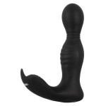 Черная анальная пробка с вибрацией, вращением и пультом ДУ RC Butt Plug with 2 Functions Черная анальная пробка с вибрацией, вращением и пультом ДУ RC Butt Plug with 2 Functions