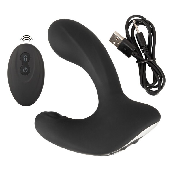 Черная анальная вибропробка с функцией расширения RC Butt Plug with 3 functions Черная анальная вибропробка с функцией расширения RC Butt Plug with 3 functions