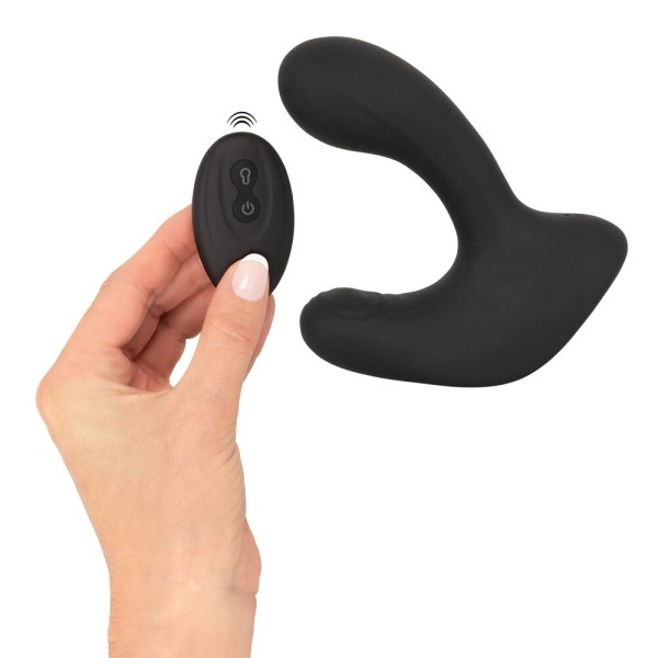 Черная анальная вибропробка с функцией расширения RC Butt Plug with 3 functions Черная анальная вибропробка с функцией расширения RC Butt Plug with 3 functions