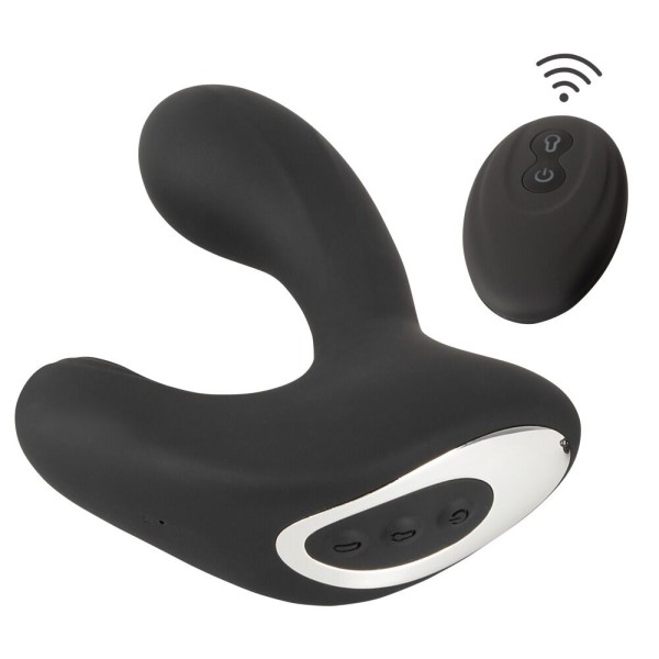 Черная анальная вибропробка с функцией расширения RC Butt Plug with 3 functions Черная анальная вибропробка с функцией расширения RC Butt Plug with 3 functions