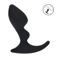 Черная анальная пробка для массажа простаты Double Ripple Silicone Prostate Massager Черная анальная пробка для массажа простаты Double Ripple Silicone Prostate Massager