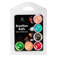 Набор из 6 шариков с массажными маслами Secret Play Barazilian Balls Набор из 6 шариков с массажными маслами Secret Play Barazilian Balls