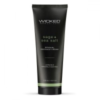 Массажный легкий крем WICKED Sage plus Sea Salt - 120 мл. Массажный легкий крем WICKED Sage plus Sea Salt - 120 мл.