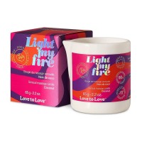 Массажная свеча Light My Fire Coconut с ароматом кокоса - 65 гр.