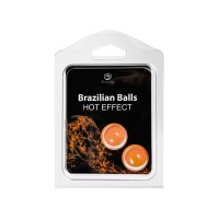 Набор из 2 шариков с массажным маслом Brazilian Balls с разогревающим эффектом Набор из 2 шариков с массажным маслом Brazilian Balls с разогревающим эффектом