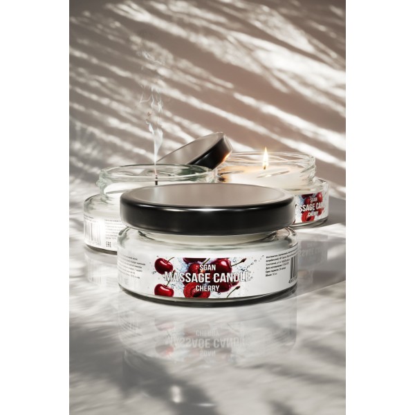 Массажная свеча «Спелая вишня» - 50 мл.