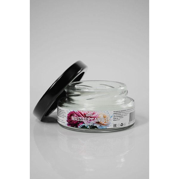 Массажная свеча «Цветущий пион» - 50 мл.