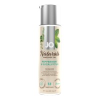 Массажное масло с ароматом перечной мяты и эвкалипта JO Naturals Peppermint Eucalyptus - 120 мл.