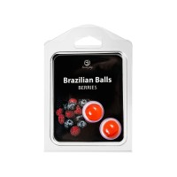 Набор из 2 шариков с массажным маслом Brazilian Balls с ароматом ягод Набор из 2 шариков с массажным маслом Brazilian Balls с ароматом ягод