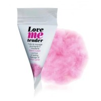 Съедобное согревающее массажное масло Love Me Tender Cotton Candy с ароматом сладкой ваты - 10 мл. Съедобное согревающее массажное масло Love Me Tender Cotton Candy с ароматом сладкой ваты - 10 мл.