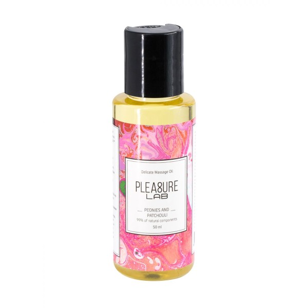 Массажное масло Pleasure Lab Delicate с ароматом пиона и пачули - 50 мл.