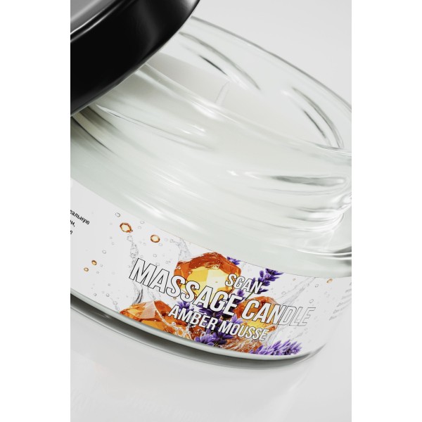 Массажная свеча «Янтарный мусс» - 50 мл.
