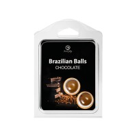 Набор из 2 шариков с массажным маслом Brazilian Balls с ароматом шоколада Набор из 2 шариков с массажным маслом Brazilian Balls с ароматом шоколада
