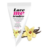 Съедобное согревающее массажное масло Love Me Tender Vanilla с ароматом ванили - 10 мл. Съедобное согревающее массажное масло Love Me Tender Vanilla с ароматом ванили - 10 мл.